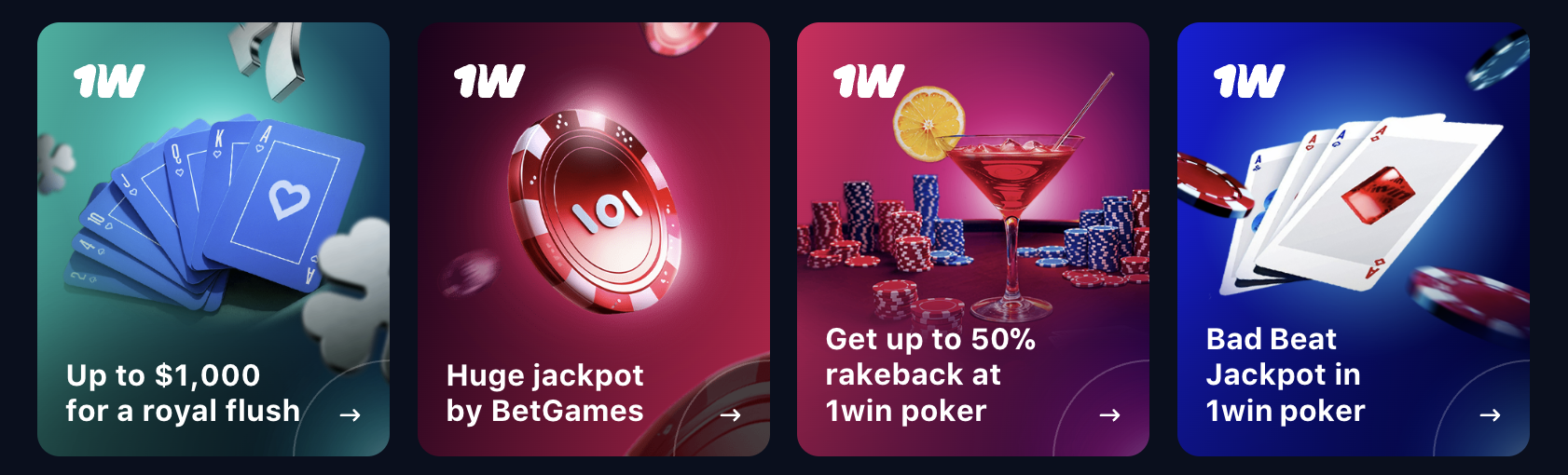 Live Games 1WIN Casino
